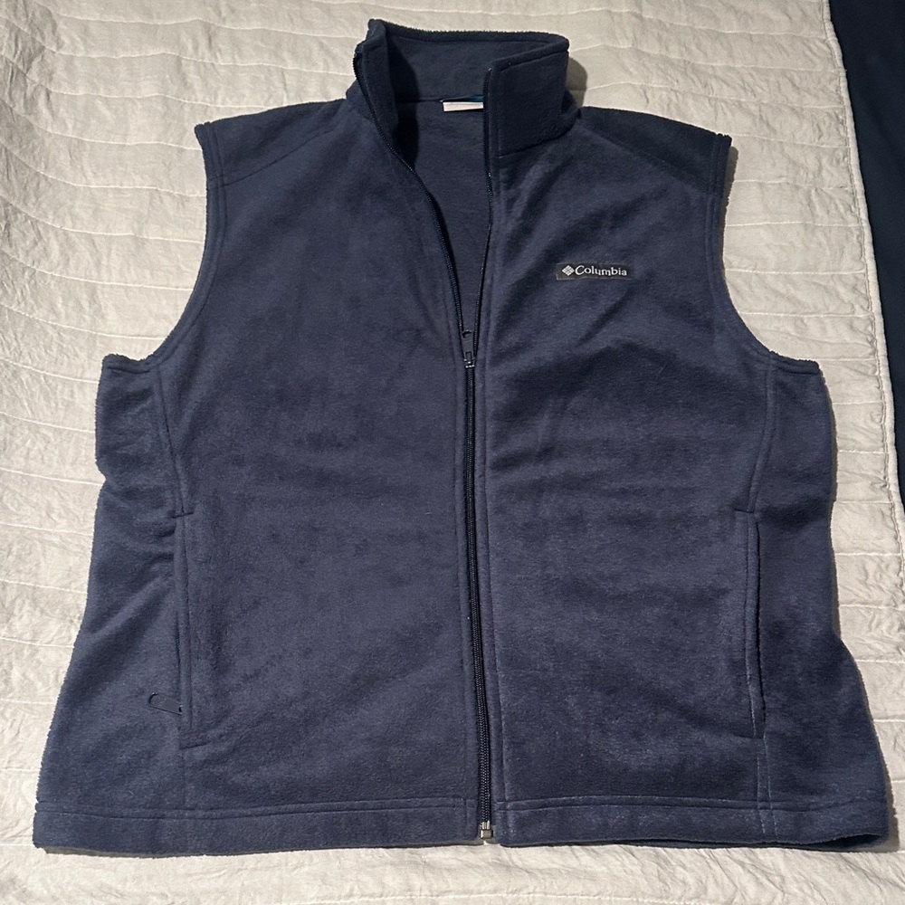 Columbia Midnight Blue Fleece Vest
